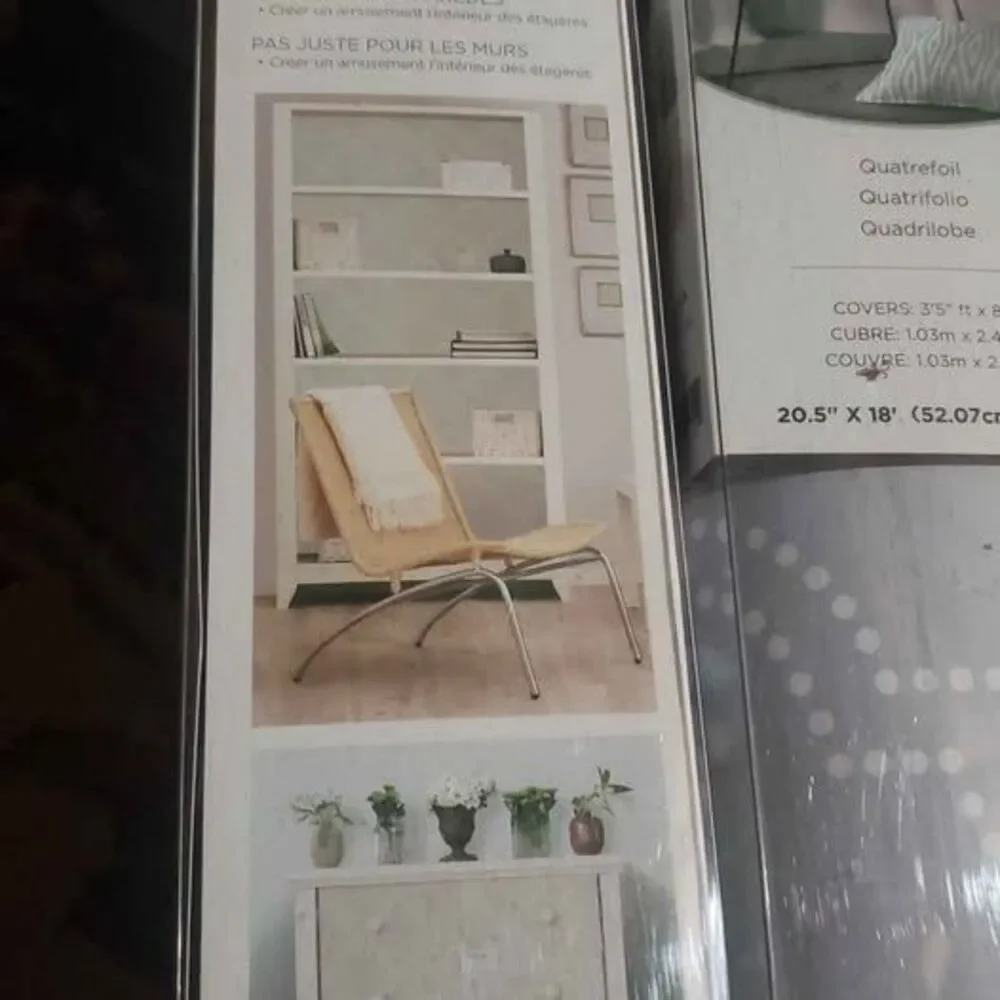 Peel and Stick Removable NuWallpaper for Projects
